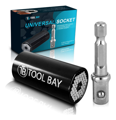 Adaptador Universal  Enchufe Autoajustable Para Tornillos De