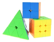 Comprar Cubos Rubik Moyu Meilong Pack 2x2 + 3x3 + Pyraminx Magico