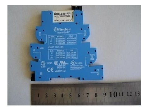 Imagem 8 de 8 de Rele De Interface Finder Slim 39.11.0.024.0060 24dc/ac 6a