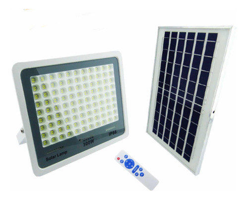 Proyector Solar Led De 300 Watt Con 396 Led, Control Remoto