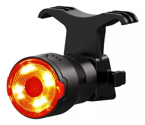 Luz trasera de bicicleta inteligente: luces intermitentes de  encendido/apagado automático, linterna de advertencia LED con parte trasera  roja, montaje