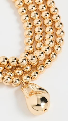 Collar O Gargantilla Con Colgante De Pepita Y Cuentas De Oro