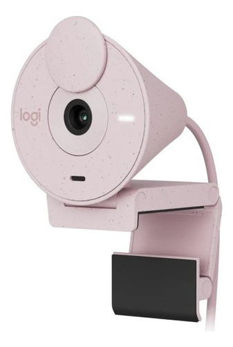 Logitech Brio 300 Webcam Fhd 1080p Con Modo Privacidad Rosa