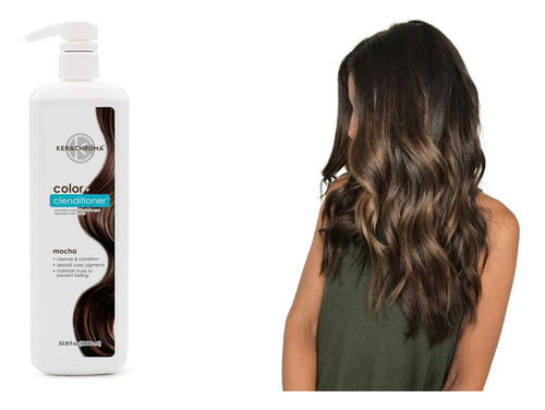 Keracolor Acondicionador Depositador De Color Mocha 1l