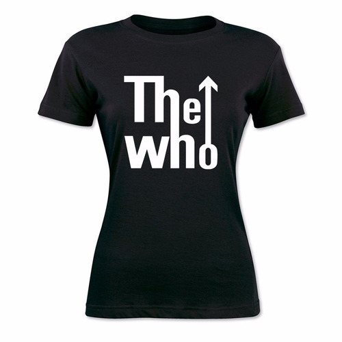 Remeras The Who Rock Mujer 100% Algodon