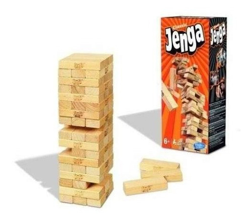 Jenga Hasbro Original Piezas De Excelente Calidad Yenga