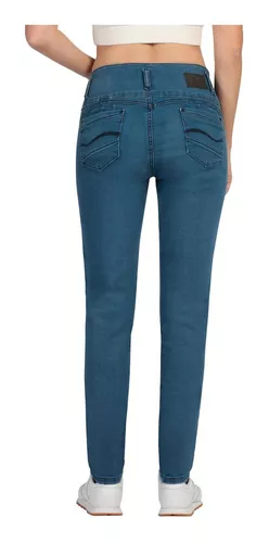 Pantalón Jeans Skinny Shape Up Pretina Alta Lee Mujer 341