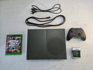 Microsoft Xbox One S 1tb Battlefield 1 Special Edition Bundle Cor Verde-militar + 1 Controle E 1 Jogo, Todo Ok!