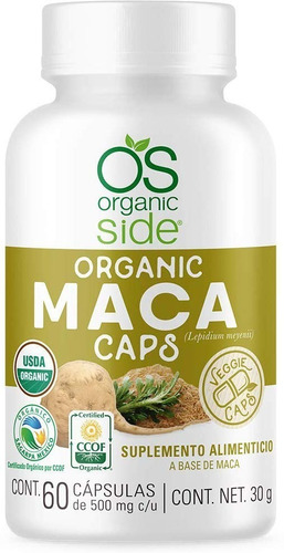 Maca Orgánica 60 Cápsulas