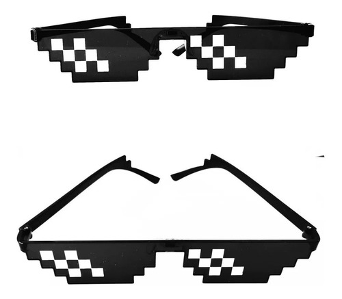 Anteojos Thug Life Pixelados Lovecraft Gafas Lentes