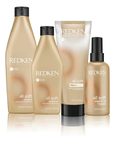 Imagen 5 de 5 de Shampoo All Soft Para Cabello Seco Redken