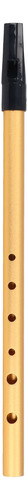 Flauta Corta Portátil Golden Professional Para Flauta Musica