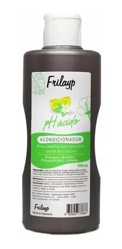 Crema Enjuague Acondicionador Ph Extra Acido Frilayp 970cc