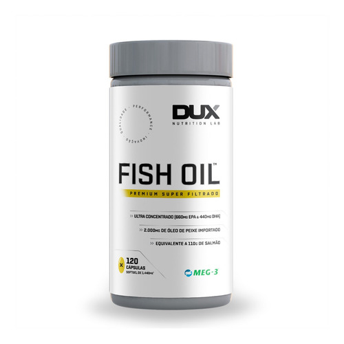 Fish Oil (120 Caps) - Dux Nutrition - Alta Concentração