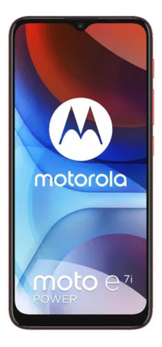 Motorola Moto E7i Power Bueno Rojo Liberado (Reacondicionado)