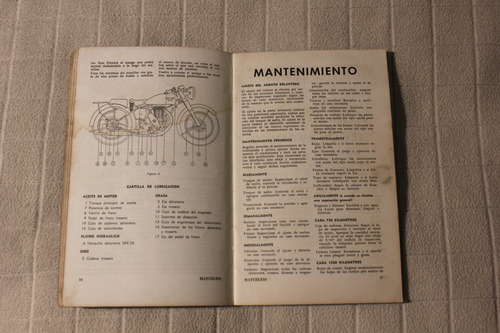 Matchless 350 & 500 1946-49 Manual De Instrucciones (Usado)