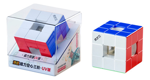 Qiyi Racing Void Uv Cube 3x3 Cubo Mágico Magnético Juguetes