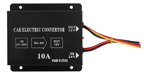 Convertidor Potencia Camión Coche 10a 120w Dc 24v A 12v 10a