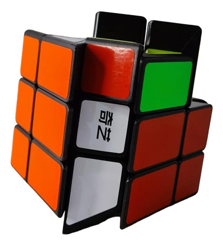 Cubo Rubik Mágico Tridimensional Fondo Negro Rompecabezas