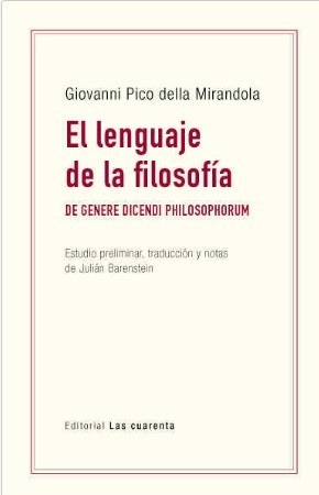 El Lenguaje De La Filosofía - Della Mirandola, Giovanni Pico