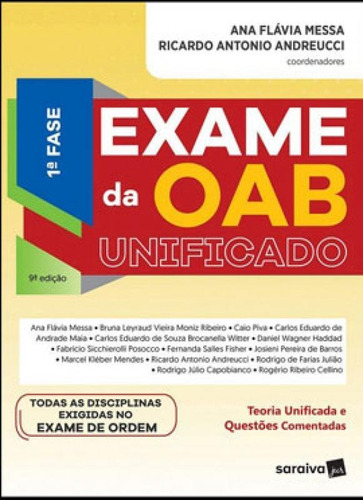 Exame Da Oab Unificado 1ª Fase - 9ª Edição De 2019