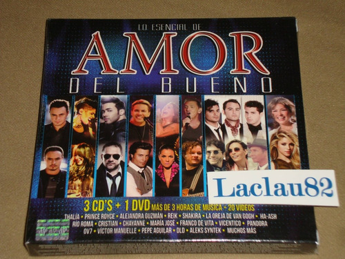 Amor De Bueno Lo Esencial 15 Sony 3 Cds + Dvd