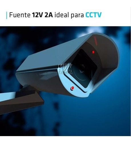 Imagen 6 de 10 de Fuente 12v 2a Plastica Transformador Switching Tira Led Full