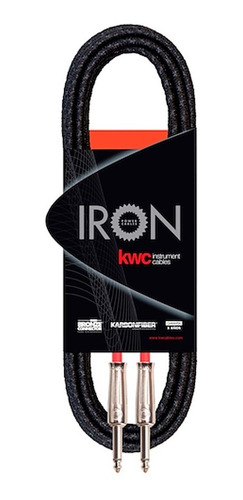 Imagen 1 de 1 de Cable Kwc Iron 203 3 Metros Plug/plug Mallado