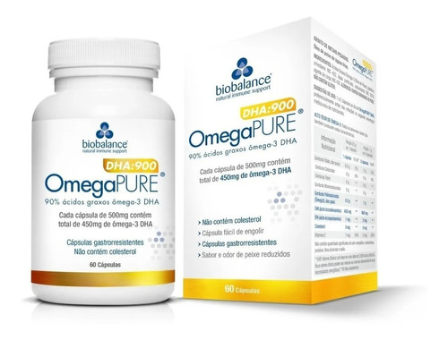 Omega Pure Dha 900 60 Capsulas - Omega Pure Biobalance