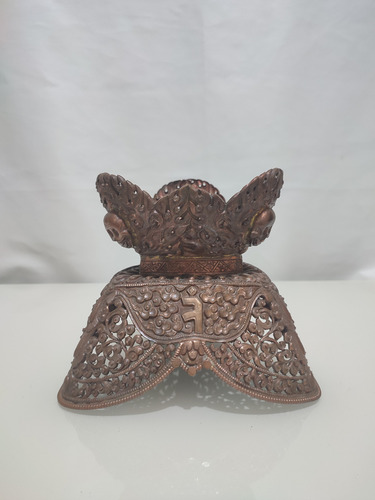 Hermoso Kepala Tibetano. En Bronce (Usado)