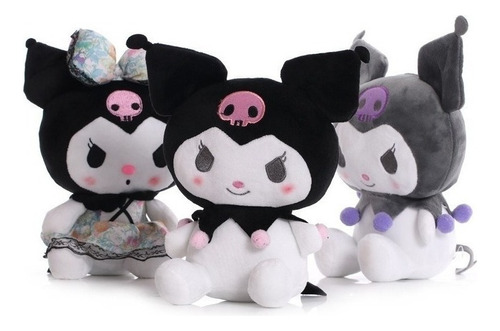 3pcs Kuromi My Melody Muñeco Peluche Juguete Niños Regalo