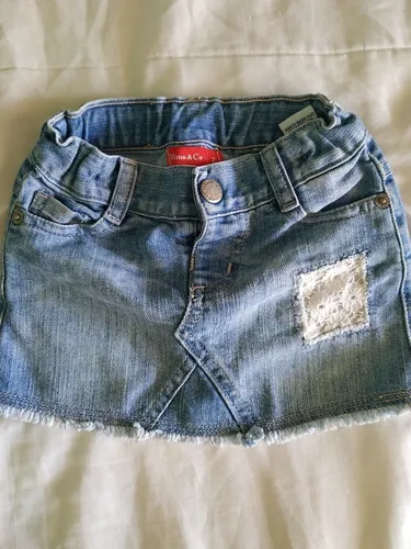 Pollera Jean De Nena Marca Mimo Co. Talle 2