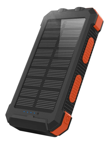 Xr Cargador Telefono Portatil Solar Mah Puerto Linterna