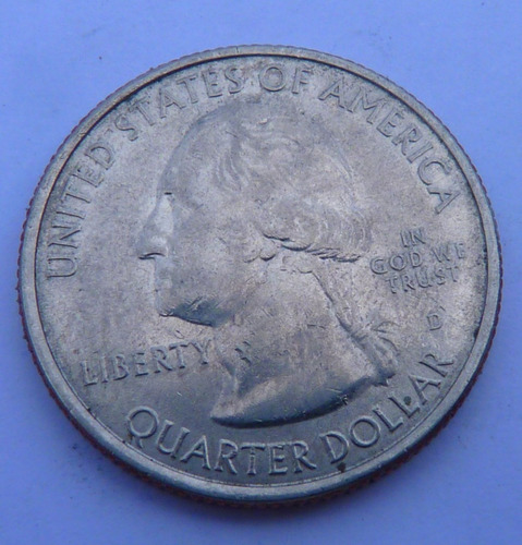 Imagen 2 de 2 de Cuarto De Dolar Parque Eeuu Shawnee Año 2016