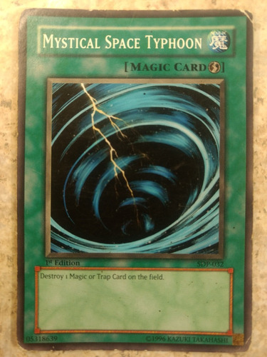 Carta Ultra Rara Yu-gi-oh! Mystical Space Typhoon