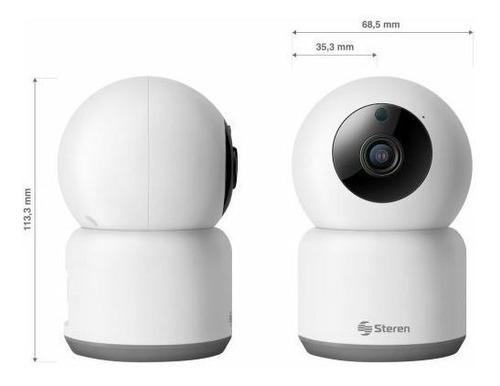 Imagen 4 de 4 de Cámara de seguridad Steren CCTV-218 con resolución de 2MP visión nocturna incluida blanca