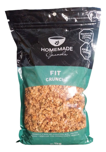 Granola Fit Crunch 1 Kg Homemade X 6 Unidades