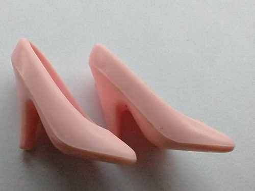 Barbie Zapatos Rosa Pálido Vintage Mattel (Usado)