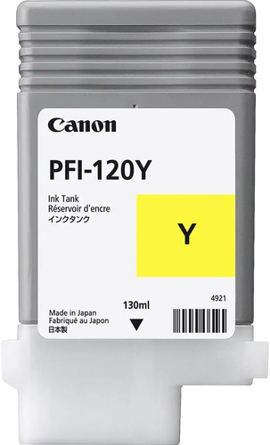 Tanque De Tinta Canon Pfi-120 Amarillo Tm-200 Tm-205 Tm-300