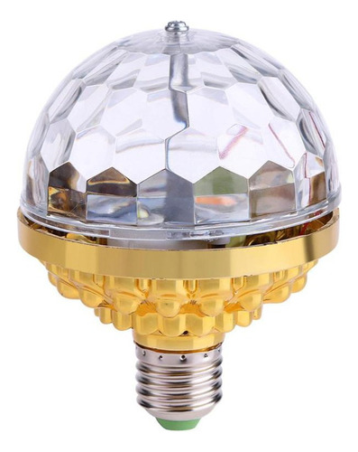 E27 Rotación De Cristal Bola Mágica Rgb Led Luz De Etapa