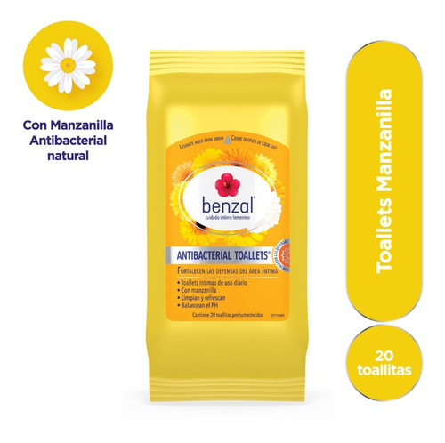 Benzal Manzanilla Kit Jabón + Toallitas + Desodorante Íntimo
