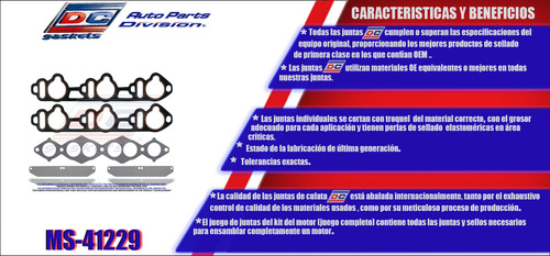 Junta Multiple Admision Para Nissan 200sx 3 L6 1987 1988 Dc