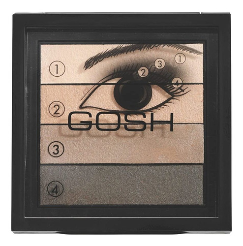 Paleta Smokey Eyes Marrón - Gosh 