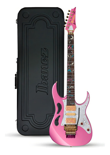 Guitarra Ibanez Steve Vai Signature Pia3761 Ptp Panther Pink
