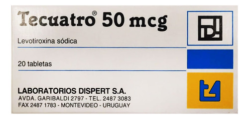 Tecuatro 50 Mg X 20 Comprimidos