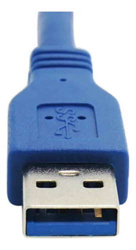 Cabo Usb 3.0 A Macho X Micro Usb B Macho 1m Samsung Azul