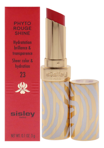 Lápiz Labial Sisley Phyto-rouge Shine 23 Sheer Flamingo