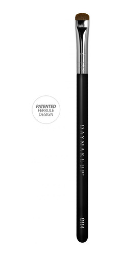 Imagem 2 de 2 de O114 Pincel Chato Curto Para Olhos Daymakeup