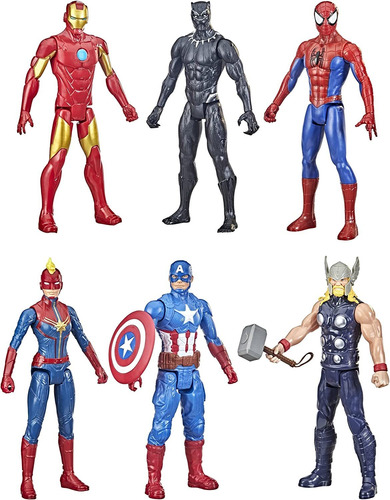 Marvel Titan Hero Series - Paquete Múltiple De Figuras De Ac