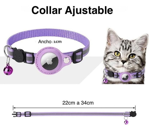Collar Para Mascota Reflejante Collar Para Airtag